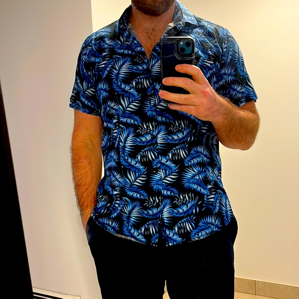 Jared Lang short sleeve button down
